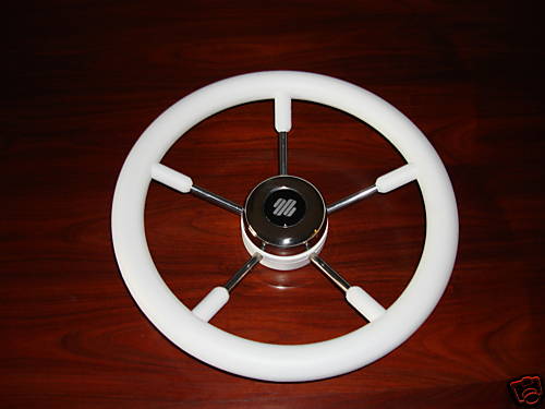 Boat steering wheel rib - steering,