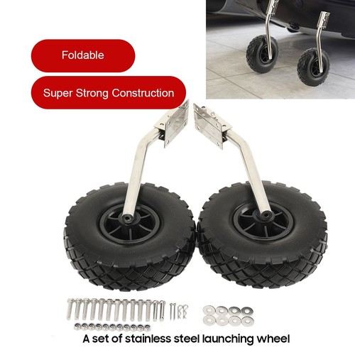 2pcs boat launching wheels - 2pcs,