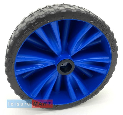 Blue dinghy launch trolley - dinghy,